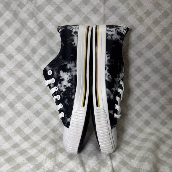 New Saints New Orleans Foco Canvas Black/White Shoes Womens Size 10 - Picture 9 of 9